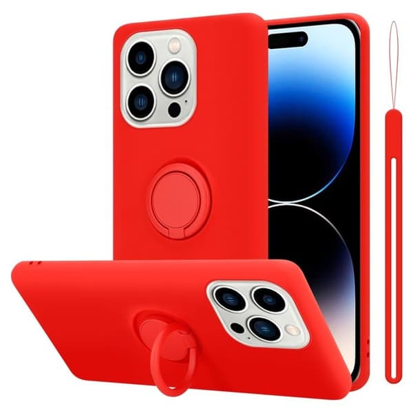 Skyddsfodral för iPhone 14 PRO MAX Skyddsfodral i LIQUID RED Etui Case Cover