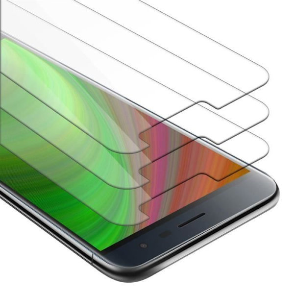 Cadorabo 3x Skärmskydd för Asus ZenFone ZOOM S - 3x Härdat skärmskydd (Tempered) Transparent