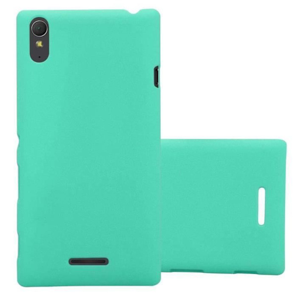 Coque - CADORABO - Sony Xperia T3 - Stötskydd - Frostad Design - Frostig Grön Färg Frostig grön