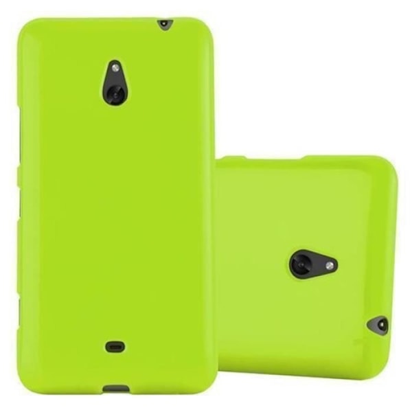 Nokia Lumia 1320 fodral - CADORABO - GREEN JELLY - Nostalgisk - Glänsande - Mjuk Grön