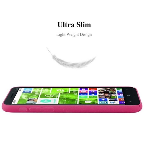 Coque - CADORABO - Nokia Lumia 930 - Hårt skydd - Matt design - Färg Rosa Rosa