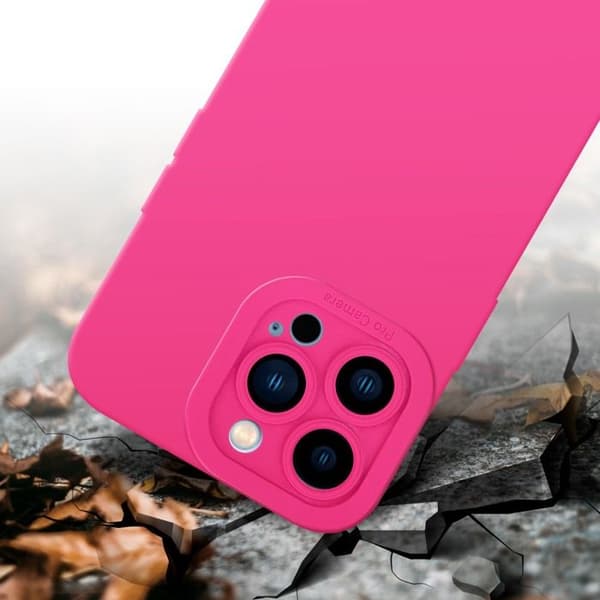 Skyddsfodral för iPhone 13 PRO MAX i FLUID HOTPINK Stötskyddande Ros
