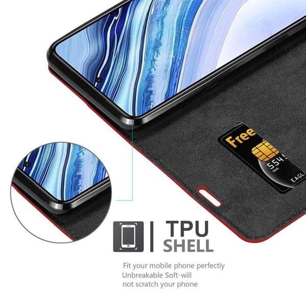 Etui för Xiaomi RedMi NOTE 9 PRO / NOTE 9S Skal i ÄPPLE RÖD Röd