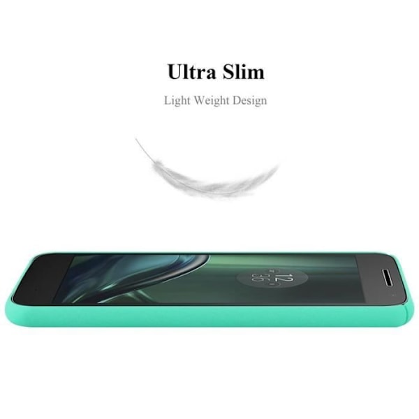 Coque - CADORABO - MOTO Z PLAY - Hårdskydd - Matt Design - Grön Färg Grön