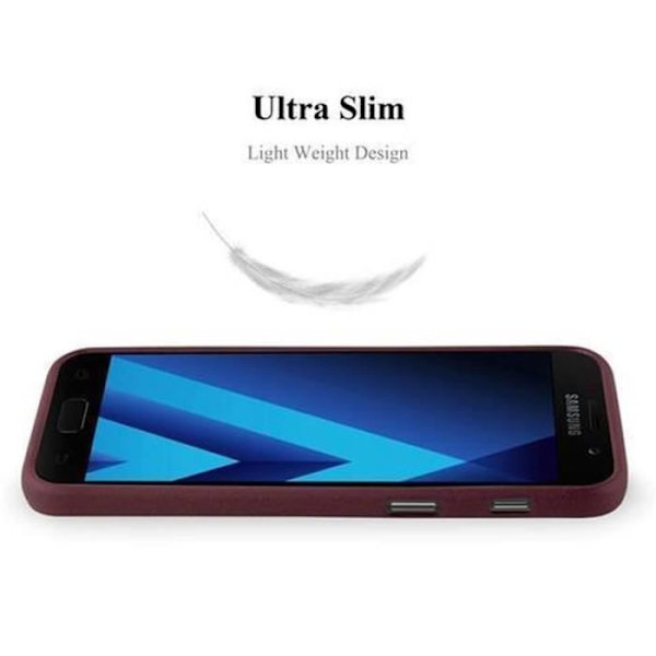 Samsung Galaxy A5 2017 (7) Fodral i FROST LILAC BORDEAUX från Cadorabo (FROST Design) Ultratunt mjukt silikon TPU-gelskydd