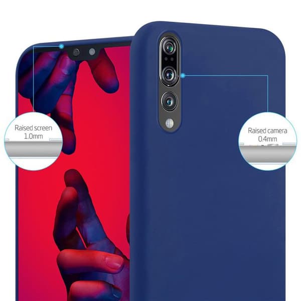 Skyddsfodral för Huawei P20 PRO / P20 PLUS CANDY MÖRKBLEU Stötsäker Silikon Blå