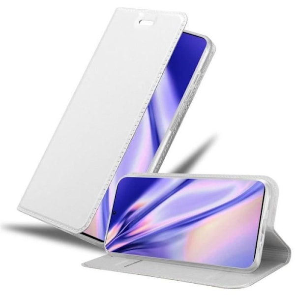 Fodral - CADORABO - Samsung Galaxy S20 ULTRA - Grå - Magnetisk stängning - Halvstyv Grå