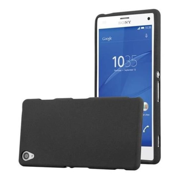 Sony Xperia Z3 FROST BLACK Fodral Cadorabo DESIGN FROST TPU Silikonskydd Fodral Skydd Ultra Slim Fin Bumper