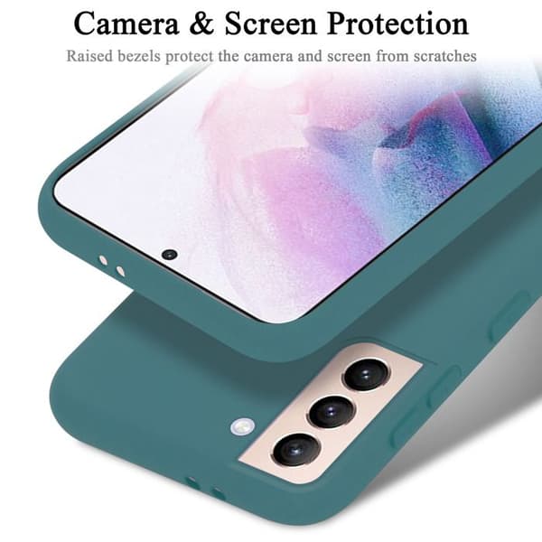 Skyddande stötsäker skal för Samsung Galaxy S21 PLUS i LIQUID GREEN Grön