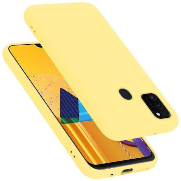 Coque - CADORABO - Galaxy M21 / M30s - Silikon TPU - Gul - Stötsäker skydd Gul