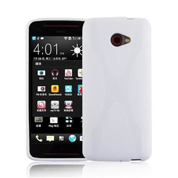 HTC BUTTERFLY S VIT Fodral Cadorabo DESIGN Vit