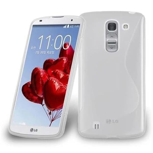Fodral för LG OPTIMUS G PRO 2 i SEMI TRANSPARENT Vit