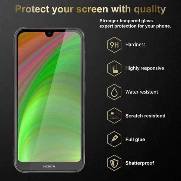 Härdat skärmskydd för Nokia 4.2 Vit