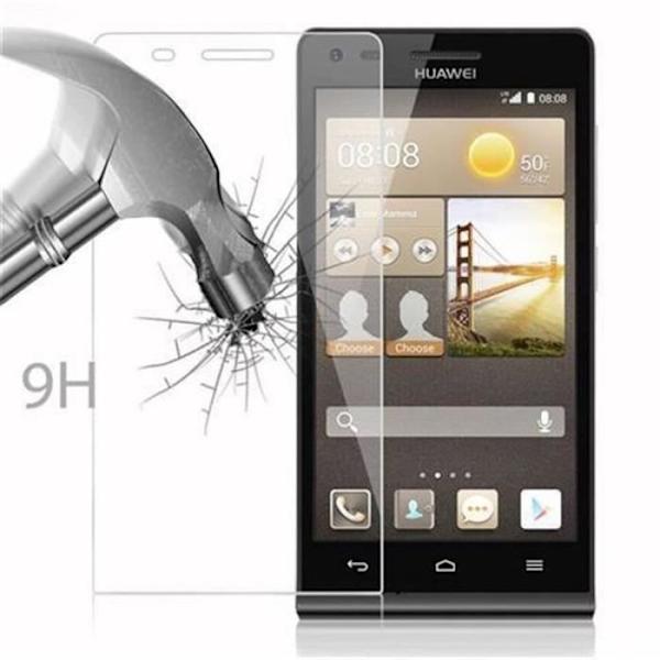 Cadorabo – Skärmskydd i härdat glas för > Huawei ASCEND G6 < Skärmskydd i härdat glas Transparent