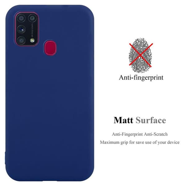 Skyddsfodral för Samsung Galaxy M31 CANDY MÖRKBLEU Stötskydd Silikon Blå