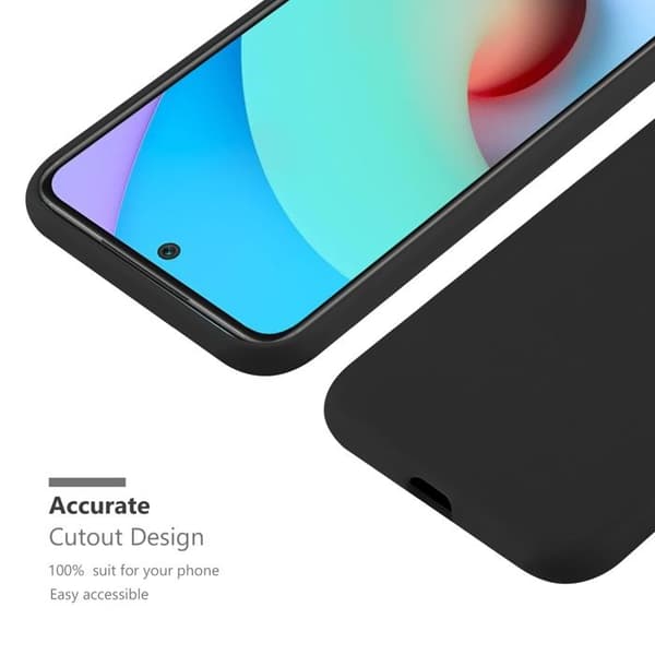 Skyddsfodral för Xiaomi RedMi 10 CANDY SVART Stötsäker Silikon Svart