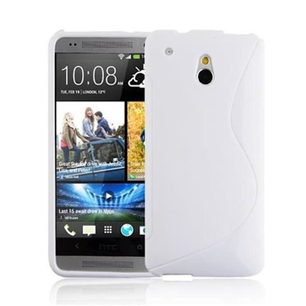 HTC ONE M4 MINI (1.Gen.) VIT Fodral Cadorabo DESIGN S Gel TPU Silikonskydd Fodral Skydd Ultra Slim Bumper