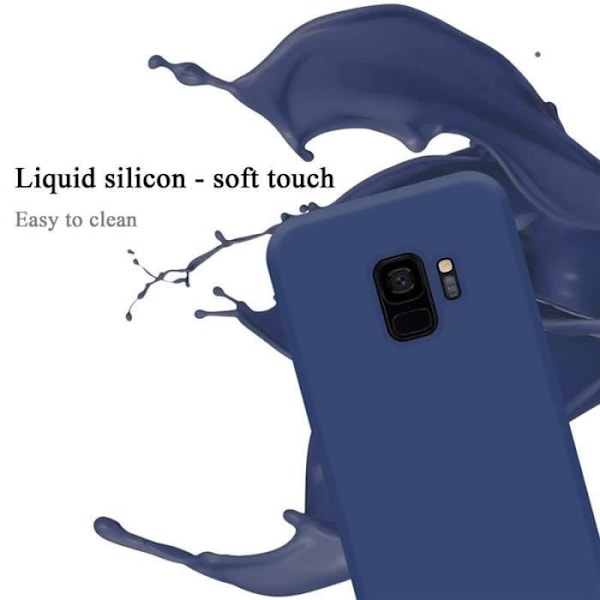 Skyddsskal - Cadorabo - Samsung Galaxy S9 - Silikon TPU - Flexibelt - Blå Blå