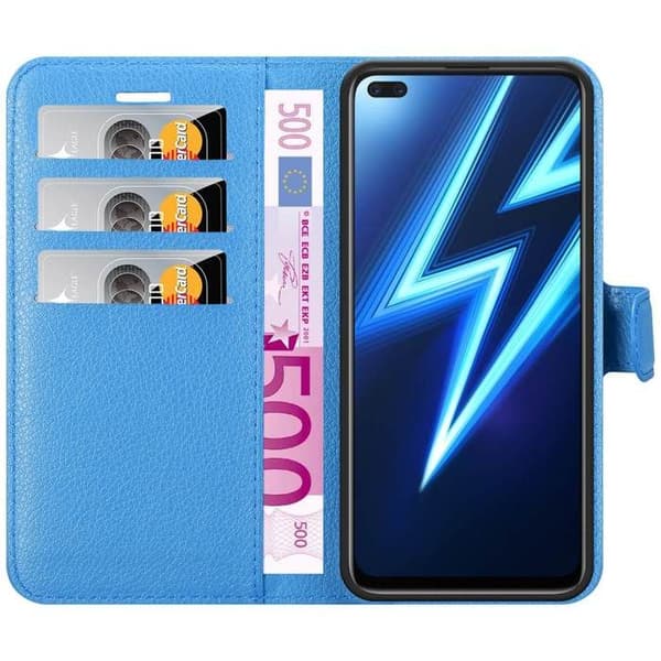Etui för Realme 6 PRO i PASTELLBLÅ Blå