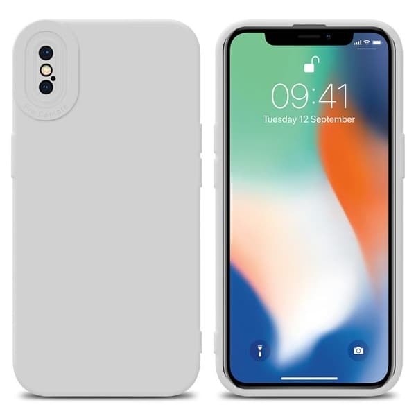 Skyddsfodral för iPhone XS MAX i FLUID VIT Stötsäker Vit