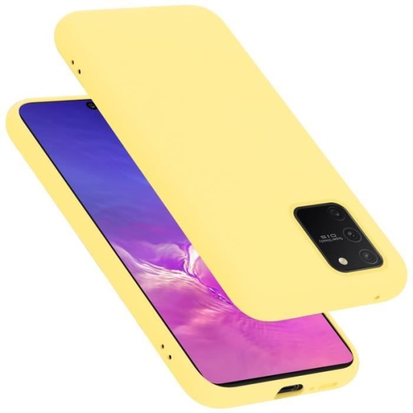 Coque - CADORABO - Samsung Galaxy A91 / S10 LITE / M80s - Silikon TPU Gul - Stötabsorberande - Tunn Design Gul