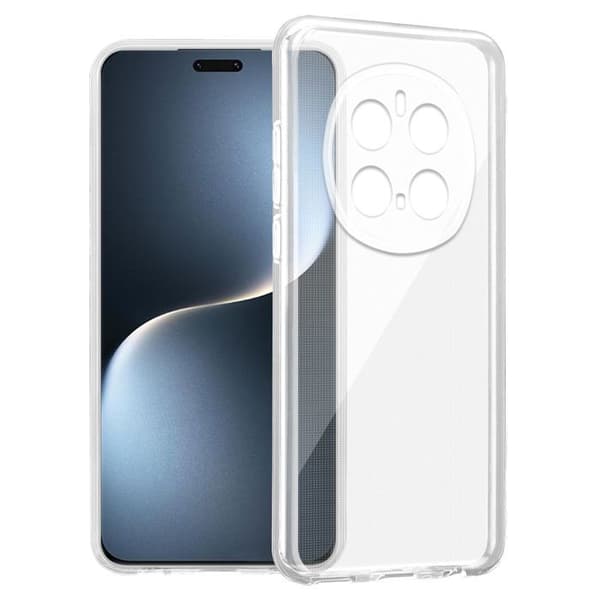 Transparent stötsäker silikonfodral för Honor Magic 7 Pro Vit