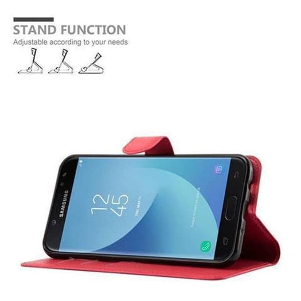 Etui för Samsung Galaxy J7 2017 i KIRSCHRÖD Röd