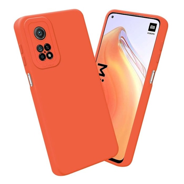 Coque för Xiaomi Mi 10T / Mi 10T PRO i FLUID ORANGE Fodral Etui Case Cover i flexibel TPU-silikon Skydd Gul