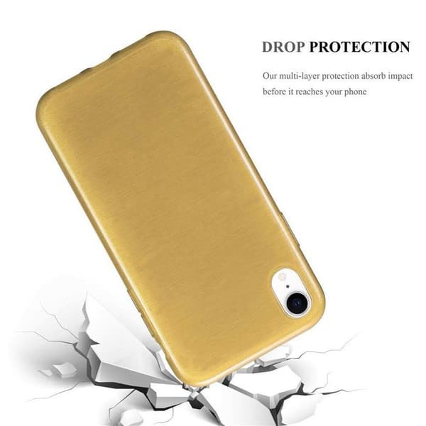 iPhone XR Fodral Guld Stötskydd Gul