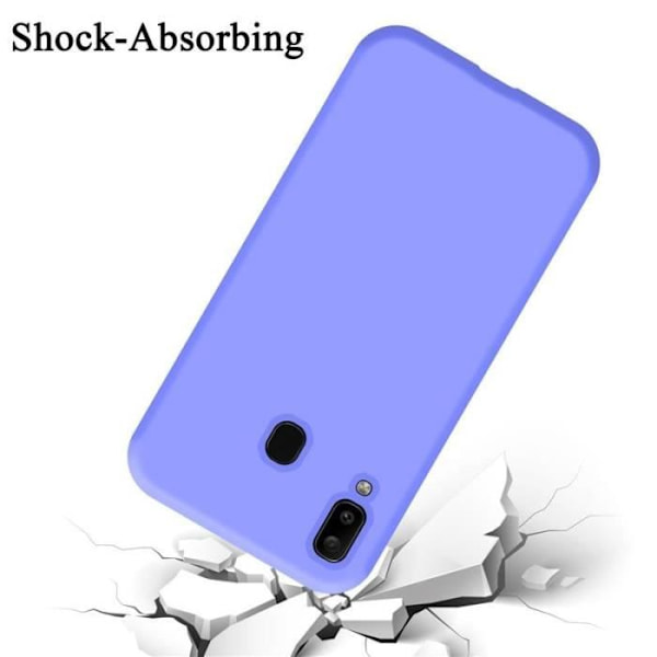 Telefonfodral - CADORABO - Samsung Galaxy A20/A30/M10S - Silikon TPU - Lila - Tunt och lätt design Lila