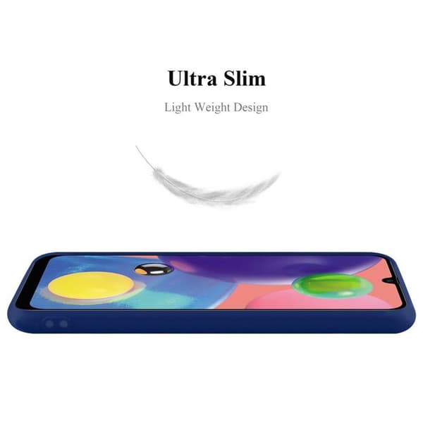 Skyddsfodral för Samsung Galaxy A70 / A70s CANDY MÖRKBLEU Stötskydd Silikon Blå