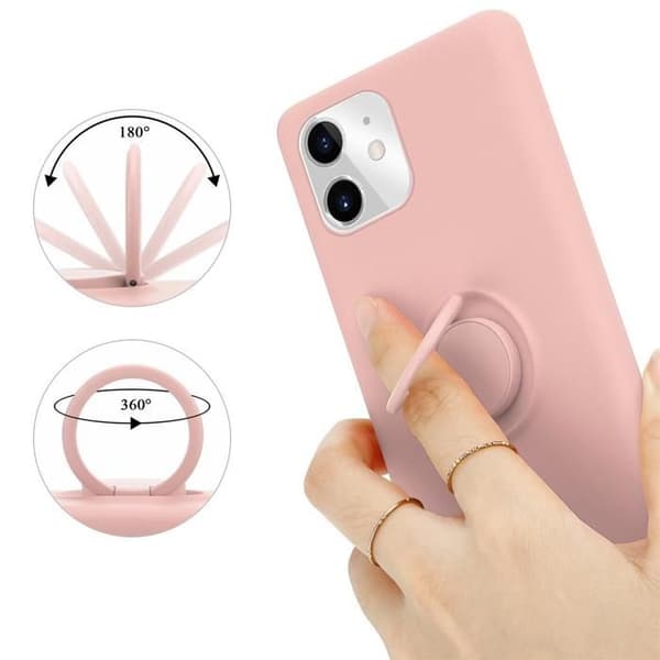 Liquid Pink-skal till iPhone 11 - Stötsäkert skydd Ros