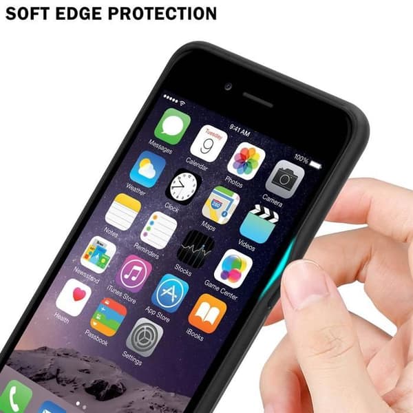 Skal för iPhone 6 PLUS / 6S PLUS OPAL SVART Stötabsorberande skydd Svart