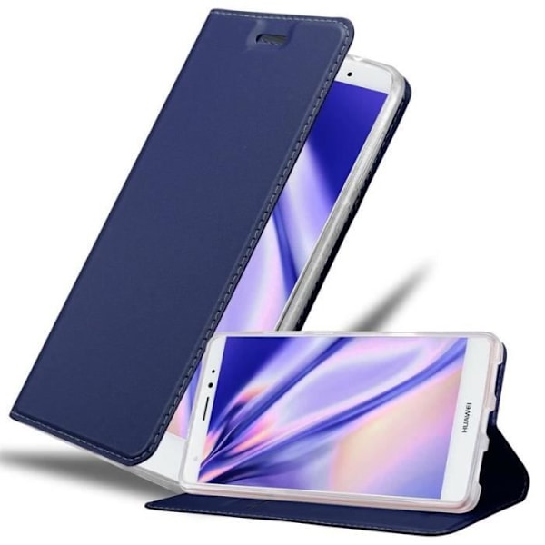 Cadorabo Fodral till Huawei MATE S i CLASSY MÖRKBLÅT