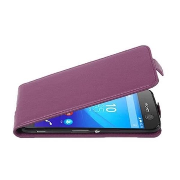 CADORABO - CASE COVER FODRAL FÖR > SONY XPERIA M5 < I FLIP STYLE – CASE COVER BUMPER WALET PU SMOOTH IN