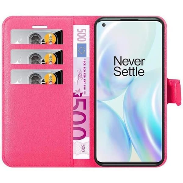 Etui för OnePlus 8 PRO i SOCKERROSA Ros