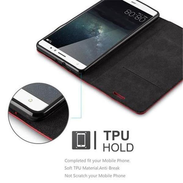 Etui för Huawei MATE S Fodral i ÄPPLE RÖD Röd