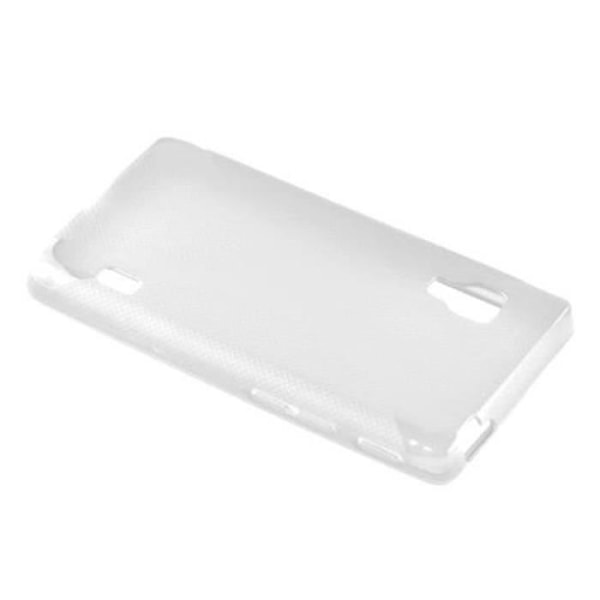 LG L5 fodral - CADORABO - Semi Transparent - Ultra Slim - Mycket bra skydd mot stötar Transparent