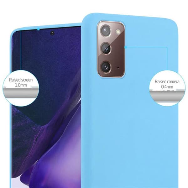 Skyddsfodral för Samsung Galaxy NOTE 20 CANDY BLÅ Stötsäker Silikon Blå