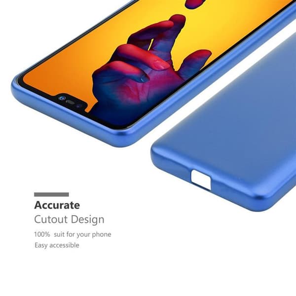 Skyddsfodral för Huawei P20 LITE 2018 / NOVA 3E Skyddsfodral i MATTE METALLISKT BLÅTT Design Blå