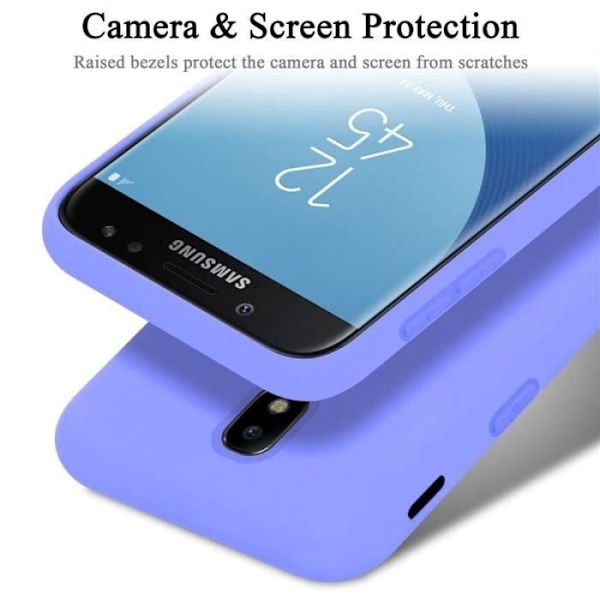 Cadorabo skal för Samsung Galaxy J5 2017 / J5 PRO / J530 - i Lila - Flexibel TPU-silikon Lila