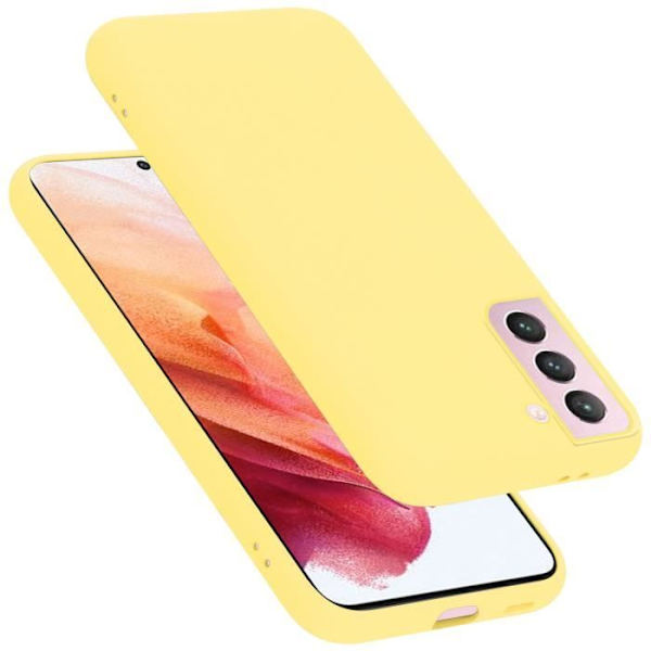Coque - CADORABO - Samsung Galaxy S21 5G - Silikon TPU - Gul - Stötskydd Gul