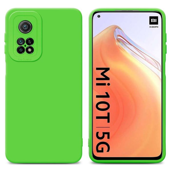Fodral till Xiaomi Mi 10T / Mi 10T PRO i FLUID GREEN Fodral i flexibelt TPU silikonskydd Grön