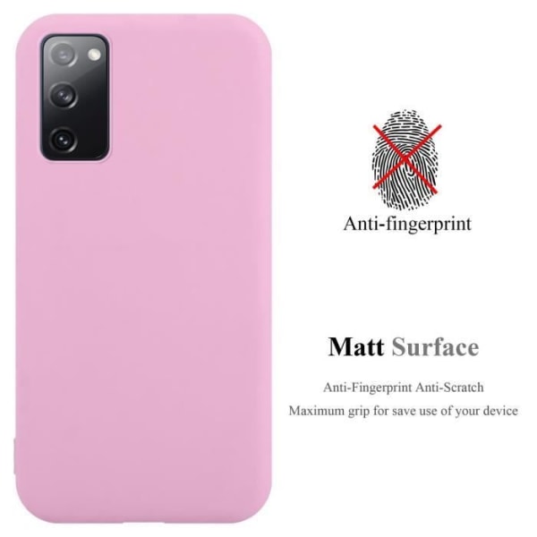 Fodral till Samsung Galaxy S20 FE i CANDY BRIGHT PINK Cadorabo Cover Protection Silikon TPU-fodral