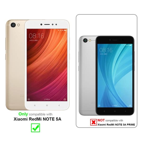 Transparent stötsäker silikonfodral för Xiaomi RedMi NOTE 5A Ros