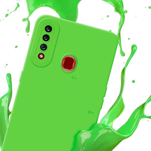 Skyddsfodral för Samsung Galaxy A20s i FLUID GRÖN Stötsäker Grön