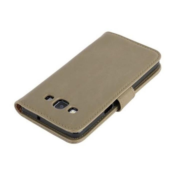 Samsung Galaxy A5 2015 (5) Fodral i CAPPUCINO BROWN by Cadorabo (LYXdesign) Helt skyddsfodral med flipflik