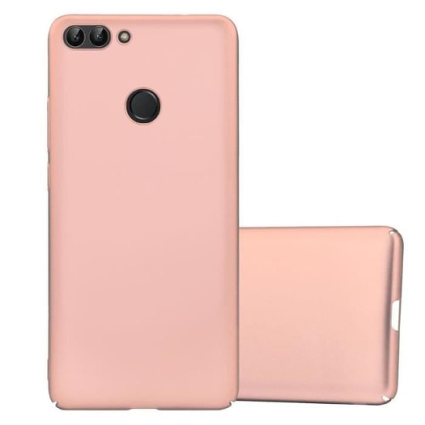 Coque - CADORABO - Huawei P SMART / Enjoy 7S - Hård skydd - Matt metallisk design - Orange Orange