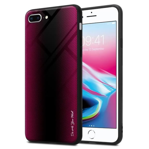 Skal för iPhone 7 PLUS / 7S PLUS / 8 PLUS CRAMIN ROSA Stötabsorberande skydd Ros