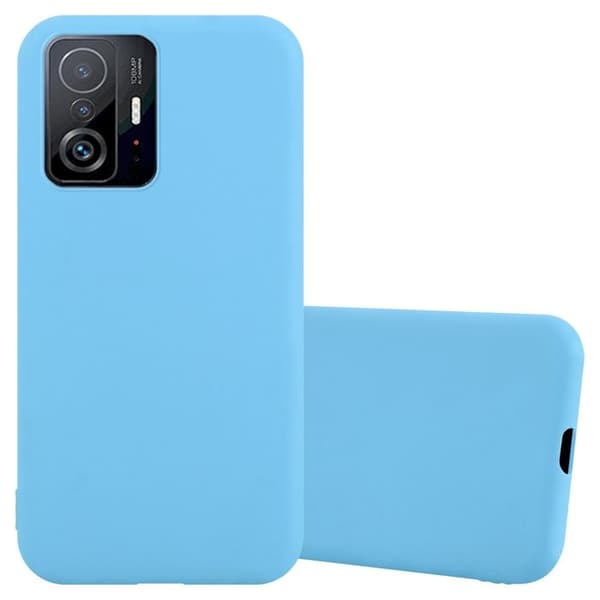 Skyddsfodral för Xiaomi 11T / 11T PRO CANDY BLÅ Stötsäker Silikon Blå